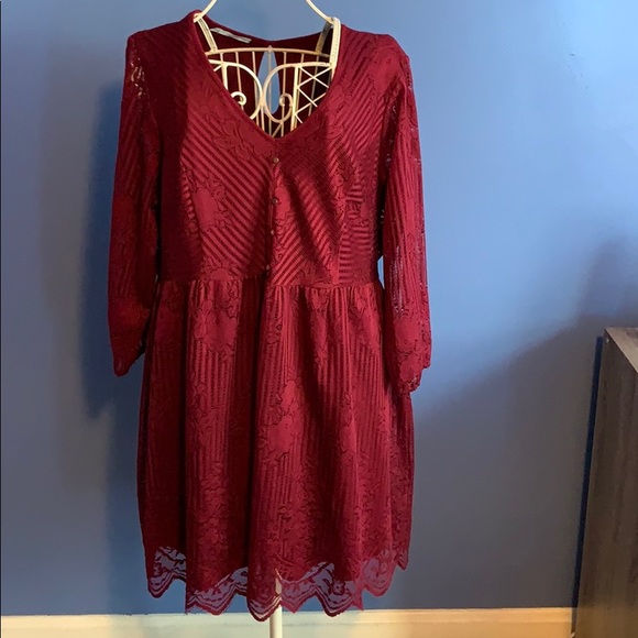 Maurices maroon dress Clearance